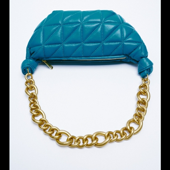 Zara quilted leather shoulder bag - Picture 4 of 4